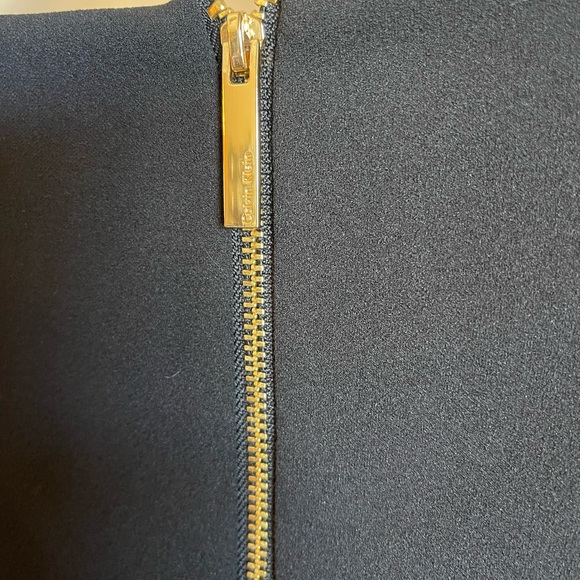 Calvin Klein Size 6 Long Sleeve Black Formal Knee Length Dress - Picture 5 of 6